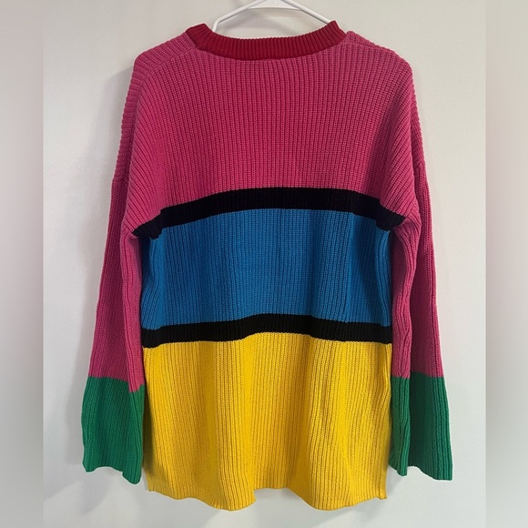 Lazy Oaf Colorblock Knit Sweater - Picture 3 of 4